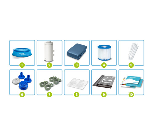 Басейн надувний 10в1 Intex 28158 457 х 84 см