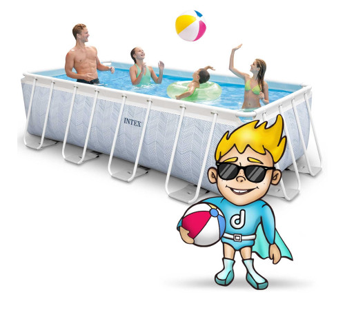 Басейн каркасний 18в1 Intex 26780 400 х 200 х 100 см