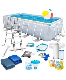 Басейн каркасний 18в1 Intex 26780 400 х 200 х 100 см