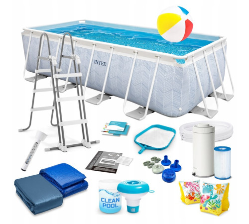 Басейн каркасний 18в1 Intex 26780 400 х 200 х 100 см
