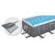 Басейн каркасний прямокутний 17в1 Bestway 56457N, 412x201x122 см