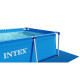 Басейн каркасний прямокутний 15в1 INTEX 28273, 450 x 220 x 84 см + машина для створення бульбашок
