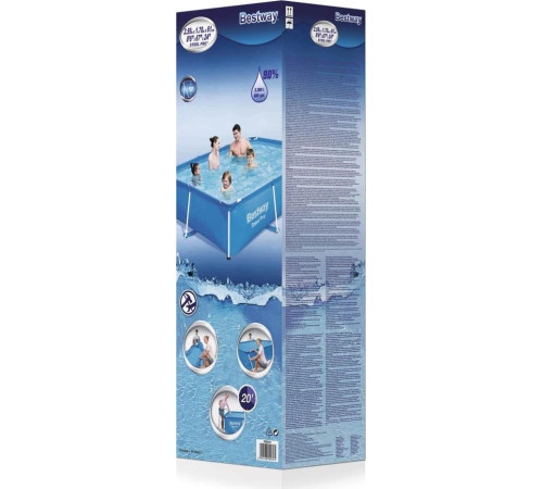 Басейн каркасний прямокутний Bestway 56403 Steel Pro 259 х 170 см Басейн каркасний прямокутний Bestway 56403 Steel Pro 259 х 170 см
