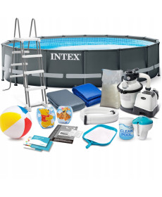 Басейн каркасний 17в1 Intex 26326 488 × 122 см