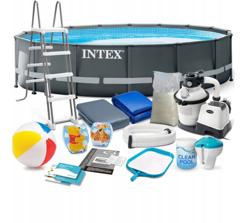 Басейн каркасний 17в1 Intex 26326 488 × 122 см
