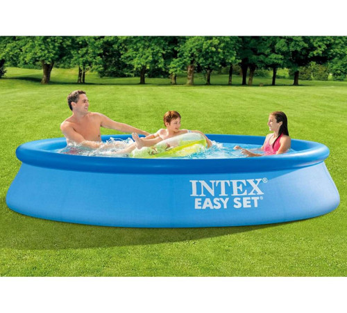 Басейн надувний Intex 28116 305 x 61 см Easy Set - блакитний Басейн надувний Intex 28116 305 x 61 см Easy Set - блакитний