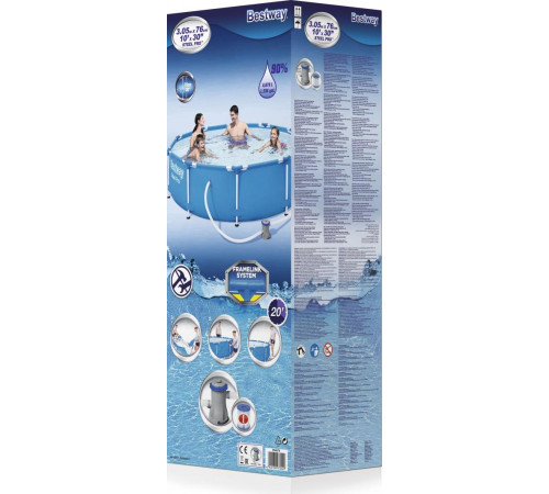 Басейн каркасний Bestway 56679 Steel Pro 305 см Басейн каркасний Bestway 56679 Steel Pro 305 см