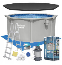 Басейн каркасний 13в1 Bestway Hydrium 56566 305 х 122 см