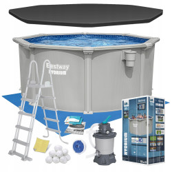 Басейн каркасний 13в1 Bestway Hydrium 56566 305 х 122 см