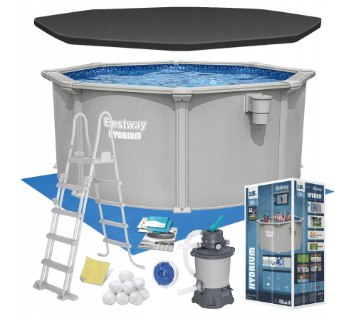 Басейн каркасний 13в1 Bestway Hydrium 56566 305 х 122 см