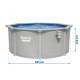 Басейн каркасний 13в1 Bestway Hydrium 56566 305 х 122 см