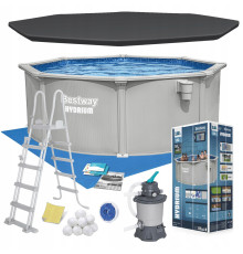 Басейн каркасний 13в1 Bestway Hydrium 56574 366 х 122 см