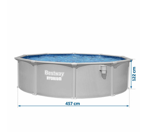 Басейн каркасний 13в1 Bestway Hydrium 56384 457 х 122 см