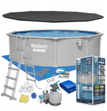 Басейн каркасний 13в1 Bestway Hydrium 56384 457 х 122 см