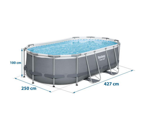 Басейн каркасний Bestway 56620 427 x 250 x 100 см 18in1 Басейн каркасний Bestway 56620 427 x 250 x 100 см 18in1
