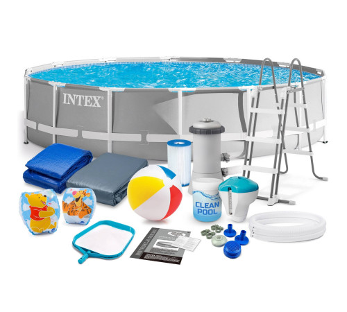 Басейн каркасний 17в1 INTEX 26720, 427 x 107 см, сірий Басейн каркасний 17в1 INTEX 26720, 427 x 107 см, сірий