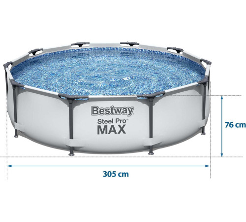 Басейн каркасний 4в1 Bestway 56406 Steel Pro 305 см Басейн каркасний 4в1 Bestway 56406 Steel Pro 305 см