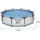 Басейн каркасний 4в1 Bestway 56406 Steel Pro 305 см
