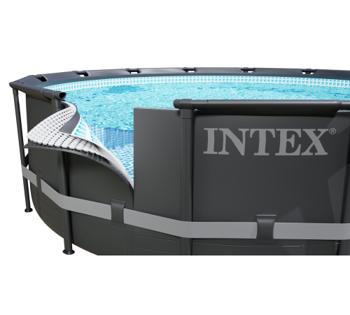 Басейн каркасний 11в1 INTEX 26334, 610 x 122 см, темно-сірий Басейн каркасний 11в1 INTEX 26334, 610 x 122 см, темно-сірий