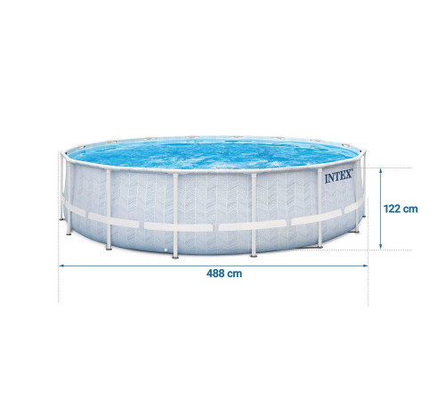 Басейн каркасний 21в1 Intex 26746 488 х 122 см 