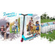 Басейн каркасний прямокутний 18в1 Bestway 5611Z, 640 x 274 x 132 см, білий + самокат