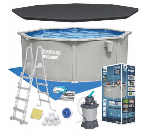Басейн каркасний 13в1 Bestway Hydrium 56574 366 х 122 см