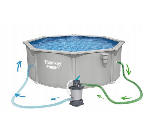 Басейн каркасний 13в1 Bestway Hydrium 56574 366 х 122 см