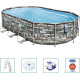 Басейн каркасний овальний Bestway 56719 Power Steel, 610 x 366 см