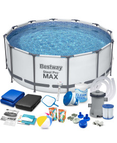 Басейн каркасний Bestway 56595 17в1 комплект  427 x 84 см 