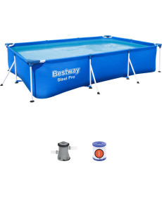 Басейн на стійках Bestway Steel Pro 300x201см 3в1 (56411)