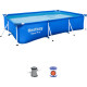 Басейн каркасний прямокутний Bestway Steel Pro 300x201см 3в1 (56411)