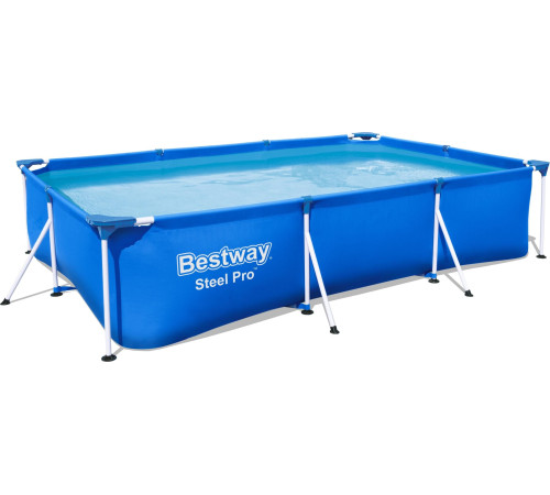 Басейн каркасний прямокутний Bestway Steel Pro 300x201см 3в1 (56411) Басейн каркасний прямокутний Bestway Steel Pro 300x201см 3в1 (56411)
