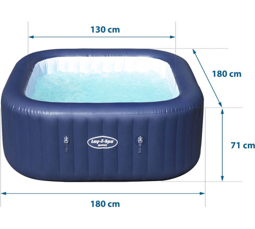 Садове джакузі Bestway Lay-Z-Spa Hawaii 180 см х 71 см (60021)