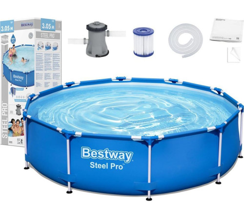 Басейн каркасний 8в1 Bestway 56679 Steel Pro 305 см Басейн каркасний 8в1 Bestway 56679 Steel Pro 305 см