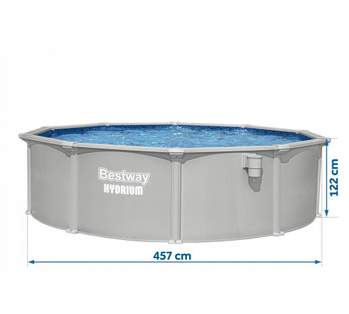 Басейн каркасний 13в1 Bestway 56384 457 х 122 см