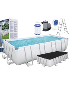 Басейн каркасний прямокутний Bestway 56465, 549 x 274 см - білий