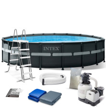 Basen ogrodowy stelażowy 549 x 132 cm 12w1 INTEX 26330