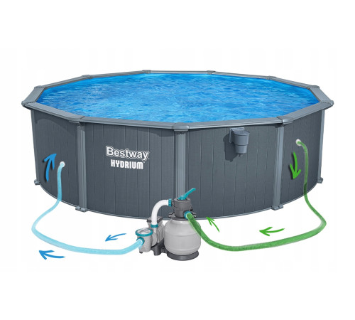 Басейн каркасний 13в1 Bestway Hydrium 561CU 488 х 132 см