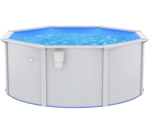 Басейн каркасний vidaXL 300 x 120 см, білий Басейн каркасний vidaXL 300 x 120 см, білий