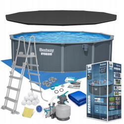 Басейн каркасний 13в1 Bestway Hydrium 561CS 549 х 132 см