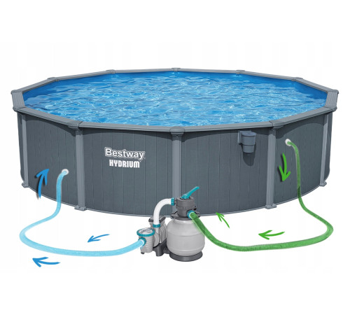 Басейн каркасний 13в1 Bestway Hydrium 561CS 549 х 132 см