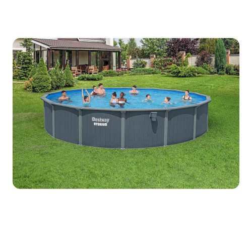 Basen ogrodowy panelowy całoroczny 732 x 132 cm 13w1 Bestawy 561RP