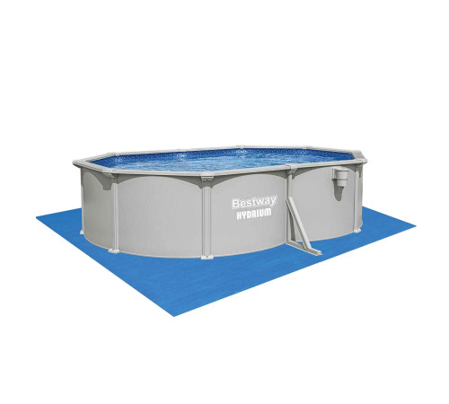 Basen ogrodowy panelowy całoroczny 500x366x122 cm 13w1 Bestawy 56586