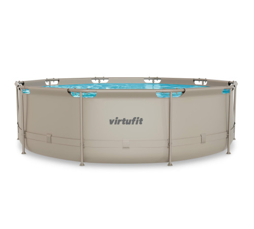Басейн каркасний VIRTUFIT з фільтрувальним насососм 366 х 100 см, бежевий