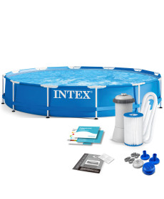 Басейн каркасний 9в1 INTEX 28212, 366 x 76 см 