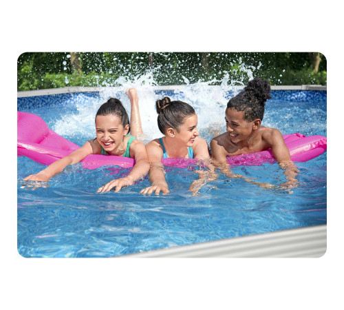 Basen ogrodowy panelowy całoroczny 610x366x122 cm 13w1 Bestawy 56369