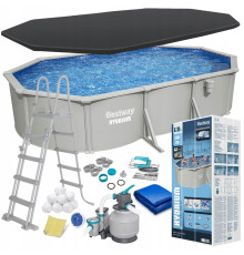 Басейн каркасний 13в1 Bestway Hydrium 56369 610 х 366 х 122 см