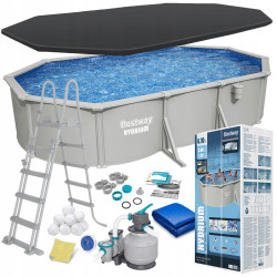 Басейн каркасний 13в1 Bestway Hydrium 56369 610 х 366 х 122 см