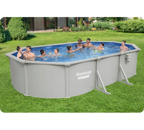 Басейн каркасний 13в1 Bestway Hydrium 56369 610 х 366 х 122 см