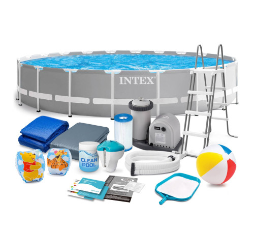 Basen ogrodowy stelażowy 610x132 cm 18w1 INTEX 26756